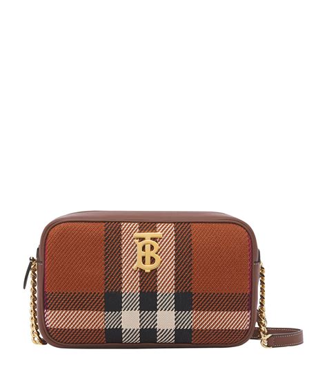 burberry check camera bag|Small Lola Camera Bag in Black .